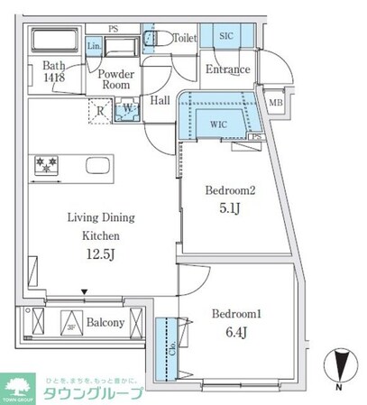 SOLASIAresidence亀戸の物件間取画像